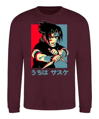 Sasuke - anime, manga, shinobi, ninja - Sweatshirt