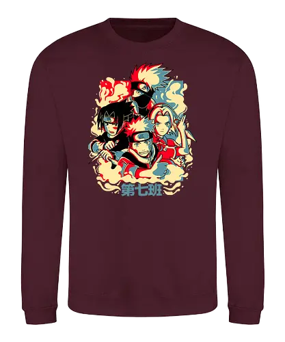 Team Seven - anime, manga, ninja, shinobi, Team 7 - Sweatshirt