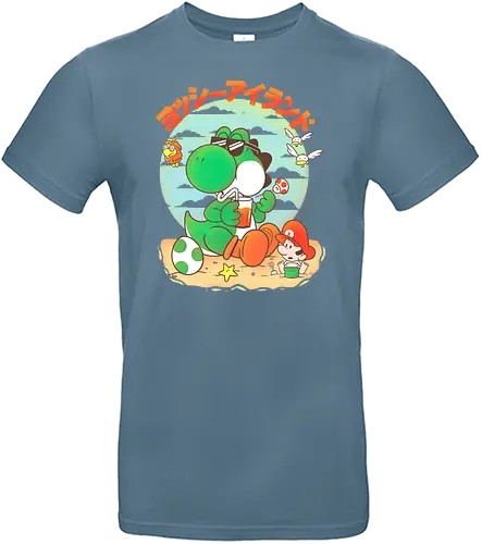 island vacation - gaming, cute, kawaii, Sand, island, vacation, bch - Standard T-Shirt