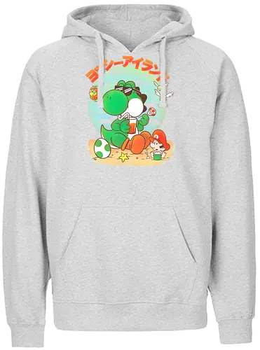 island vacation - gaming, cute, kawaii, Sand, island, vacation, bch - Fairtrade Hoodie