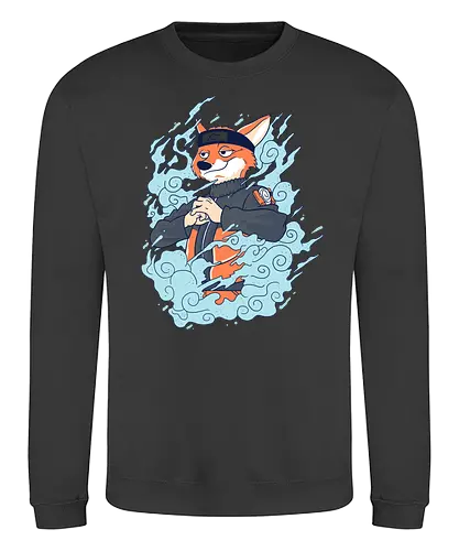 The Great ninja - anime, manga, ninja, fox, shinobi - Sweatshirt