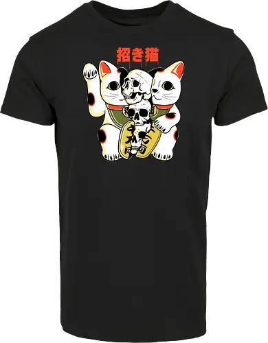Skull Maneki Neko