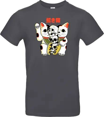 Skull Maneki Neko