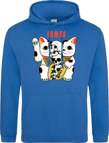 Skull Maneki Neko