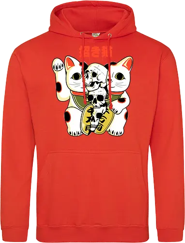 Skull Maneki Neko