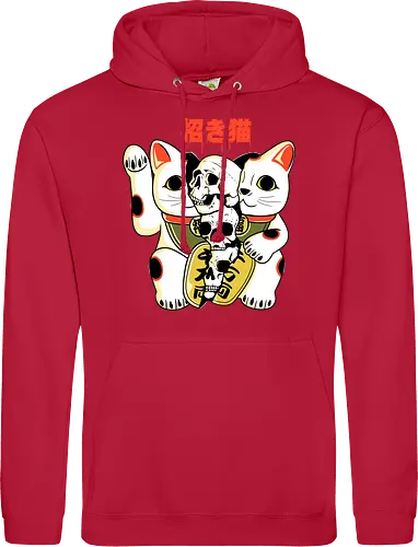 Skull Maneki Neko