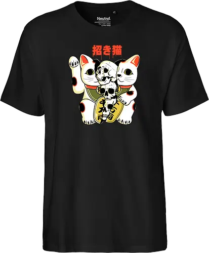 Skull Maneki Neko