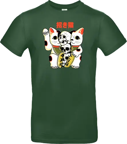 Skull Maneki Neko