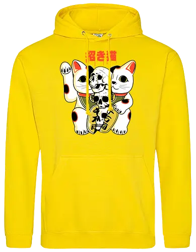 Skull Maneki Neko