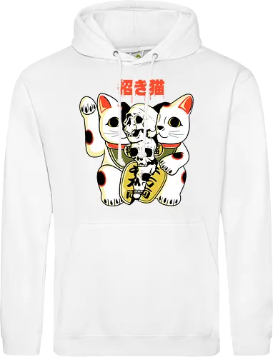 Skull Maneki Neko
