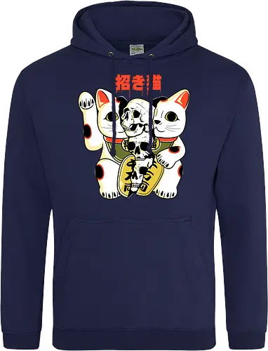 Skull Maneki Neko