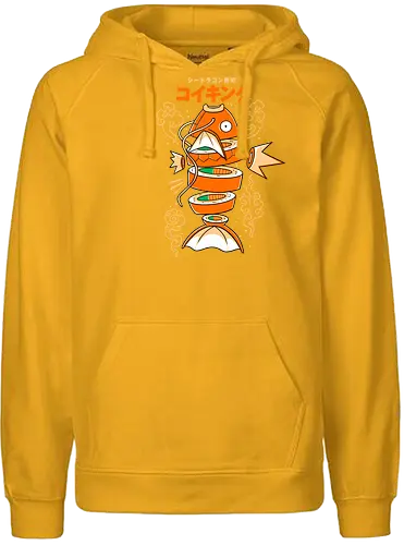 Sushikarp - sushi, snack, pocket, monster - Fairtrade Hoodie