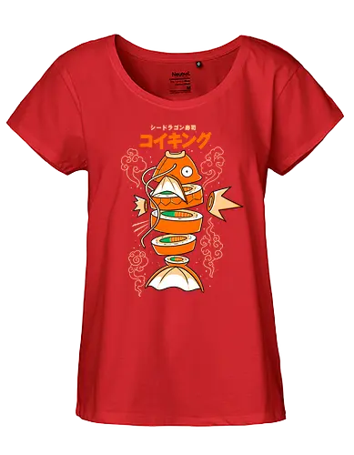 Sushikarp - sushi, snack, pocket, monster - Fairtrade Girl Shirt