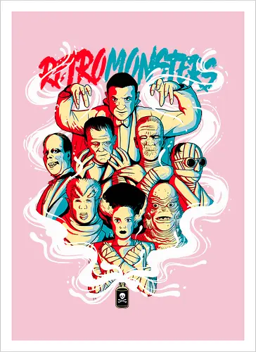 Retro Monsters