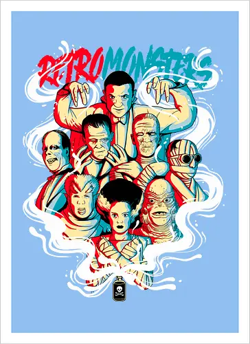 Retro Monsters