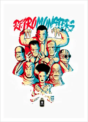 Retro Monsters