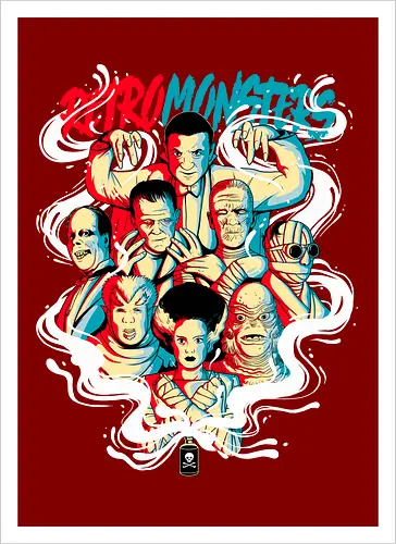 Retro Monsters