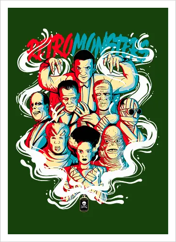 Retro Monsters