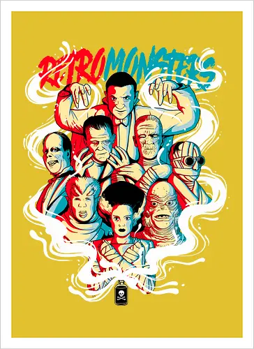 Retro Monsters