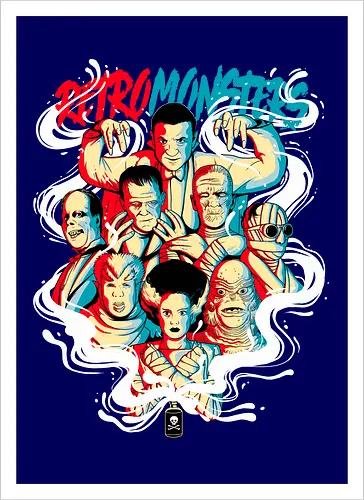 Retro Monsters