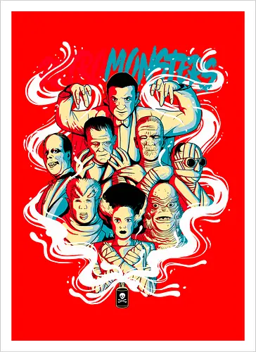 Retro Monsters