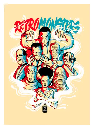 Retro Monsters