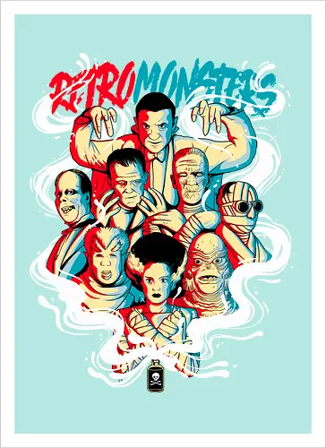 Retro Monsters