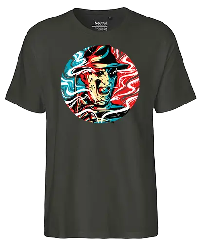 Nightmare colors - freddy, nightmare, halloween, classic horror, slasher - Fairtrade T-Shirt