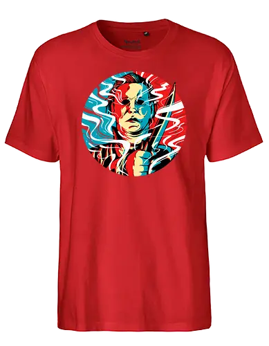 Halloween colors - halloween, slasher, classic horror, Michael, myers - Fairtrade T-Shirt