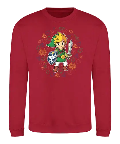 Hero of Time Icons - hero, time, gaming, Hero of Time - Sweatshirt