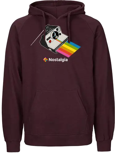 Nostalgia - retro, photography, rainbow, regenbogen, Photography - Fairtrade Hoodie