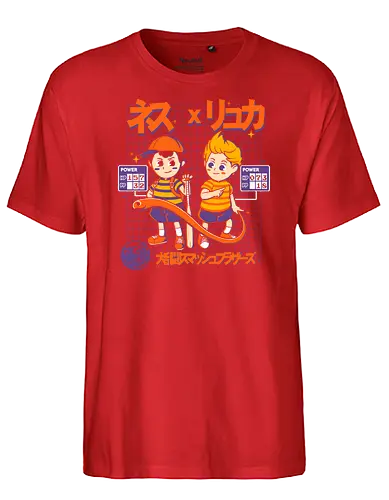 The great game battle - lucas, mother, bound, retrogames, Consoles, rth - Fairtrade T-Shirt
