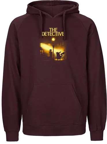 The Detective - mashup, pocket, mon, monster, pika, chu, movie, poster, game, gaming, anime - Fairtrade Hoodie
