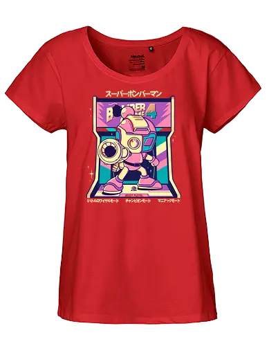 bomber Game - bomber, gaming, retrogames - Fairtrade Girl Shirt