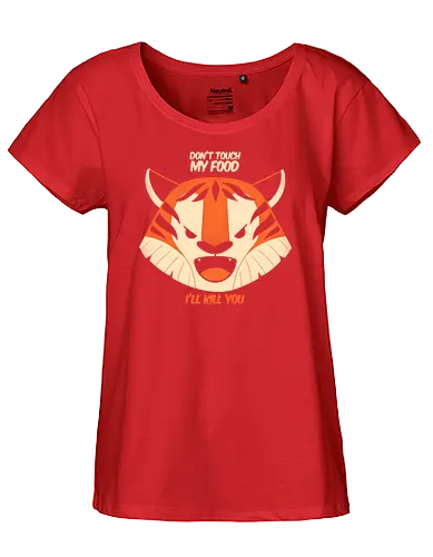 My food - touchy, tiger, food, essen - Fairtrade Girl Shirt