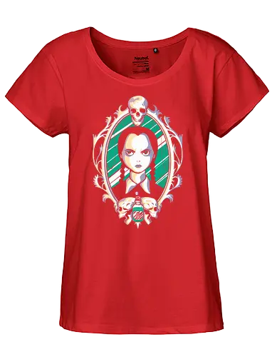 Child of Evil - addams family, wednesday, wednesday addams - Fairtrade Girl Shirt