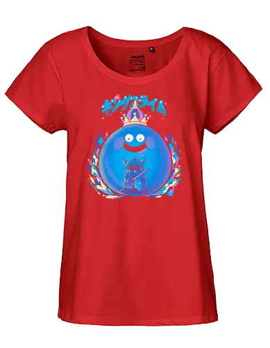The great king - Schleim, Slime, dragon, quest, gaming - Fairtrade Girl Shirt