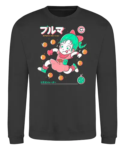 My Dragons - dragon, ball, bulma, anime, manga - Sweatshirt