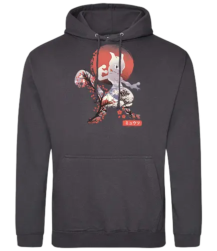 Ukiyo Psycho - pocket, monster, ukiyo-e, sakura, nippon, japan, fuji, fujisan, gaming, classic gaming, psycho - Standard Hoodie