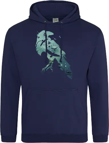 Murder of Crows - crow, krähe, game, lied, eis, feuer, snow, wall, throConsole - Standard Hoodie