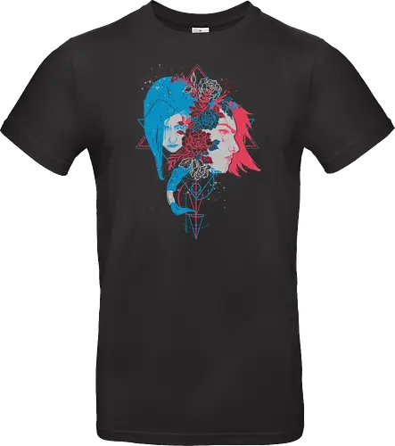 Sister's Blossom - League, Legends, gaming, Vi, Powder - Standard T-Shirt