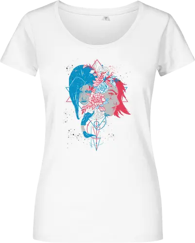 Sister's Blossom - League, Legends, gaming, Vi, Powder - Damen T-Shirt