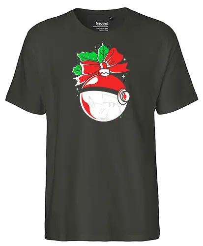 Poke Christmas - pocket, monster, cute, gaming - Fairtrade T-Shirt