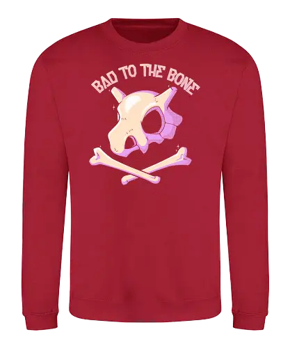 Bad to the bone - pocket, monster, bad, sad, gaming - Sweatshirt