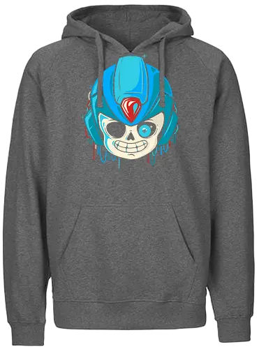 Mega Dead - hero, robot, gaming - Fairtrade Hoodie