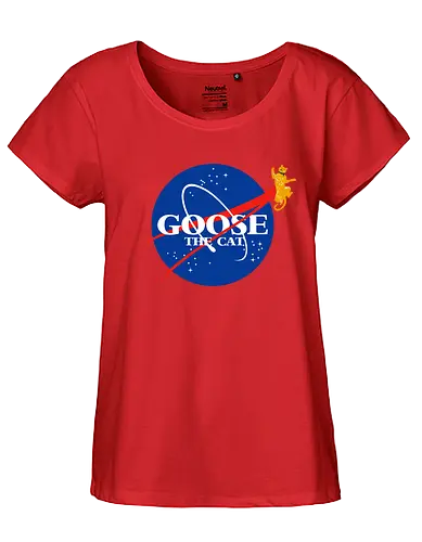 Space Cat - nasa, space, weltraum, all, galaxy, science, cat, heroine, captain - Fairtrade Girl Shirt
