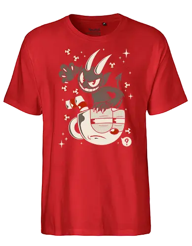 Devil Hd - cup, devil, gaming - Fairtrade T-Shirt