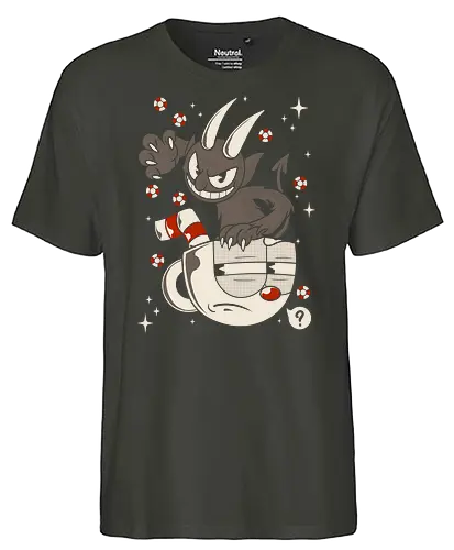 Devil Hd - cup, devil, gaming - Fairtrade T-Shirt