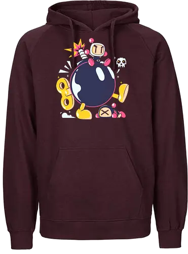 Super Bomb - bomb, gaming - Fairtrade Hoodie