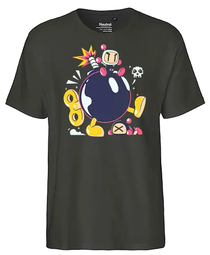 Super Bomb - bomb, gaming - Fairtrade T-Shirt